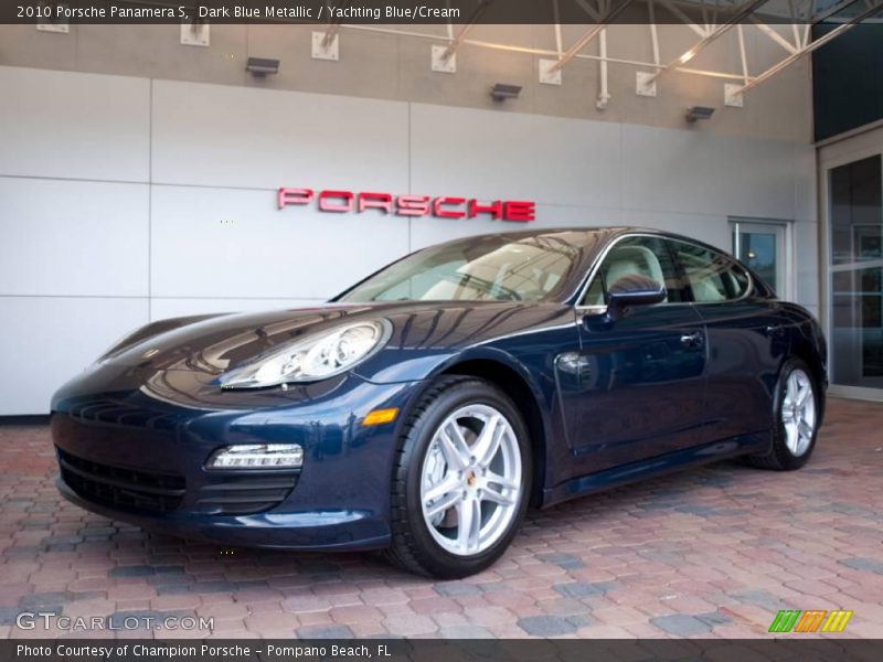 Dark Blue Metallic / Yachting Blue/Cream 2010 Porsche Panamera S