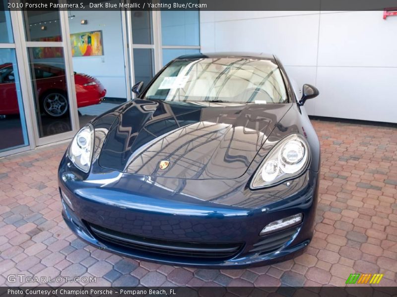 Dark Blue Metallic / Yachting Blue/Cream 2010 Porsche Panamera S