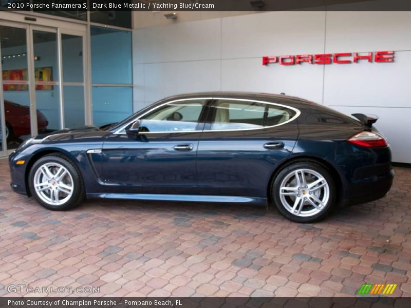 Dark Blue Metallic / Yachting Blue/Cream 2010 Porsche Panamera S