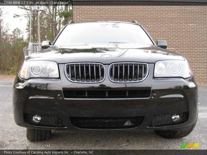 Jet Black / Sand Beige 2006 BMW X3 3.0i