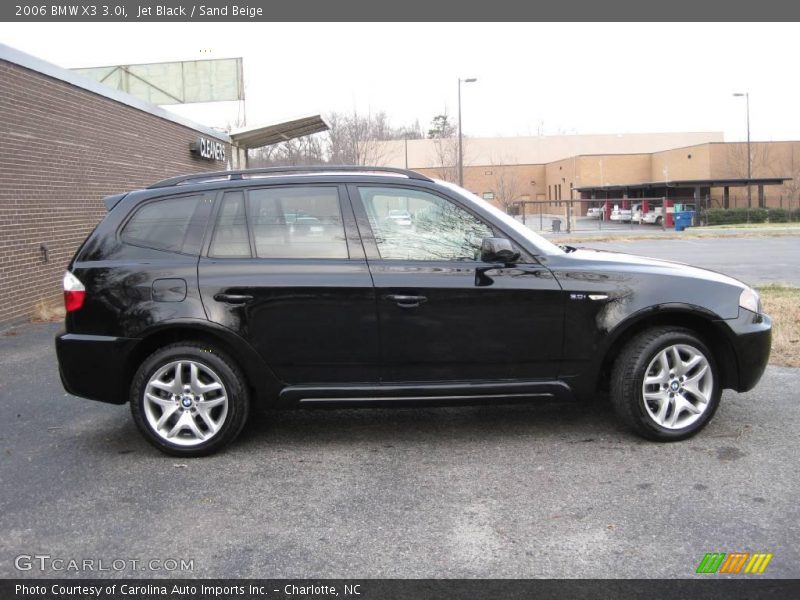 Jet Black / Sand Beige 2006 BMW X3 3.0i