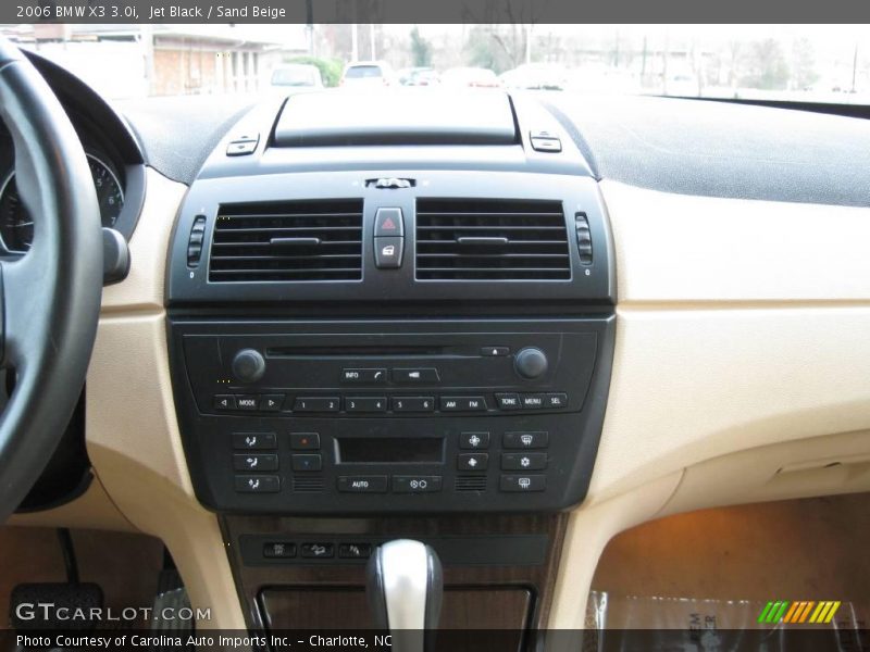 Jet Black / Sand Beige 2006 BMW X3 3.0i