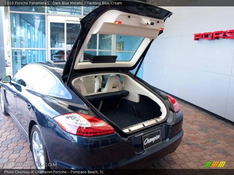 Dark Blue Metallic / Yachting Blue/Cream 2010 Porsche Panamera S