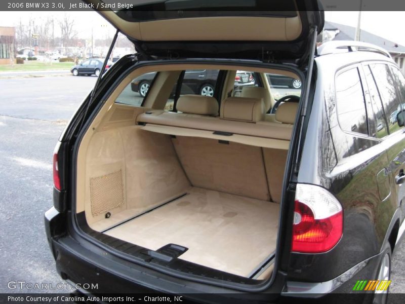 Jet Black / Sand Beige 2006 BMW X3 3.0i