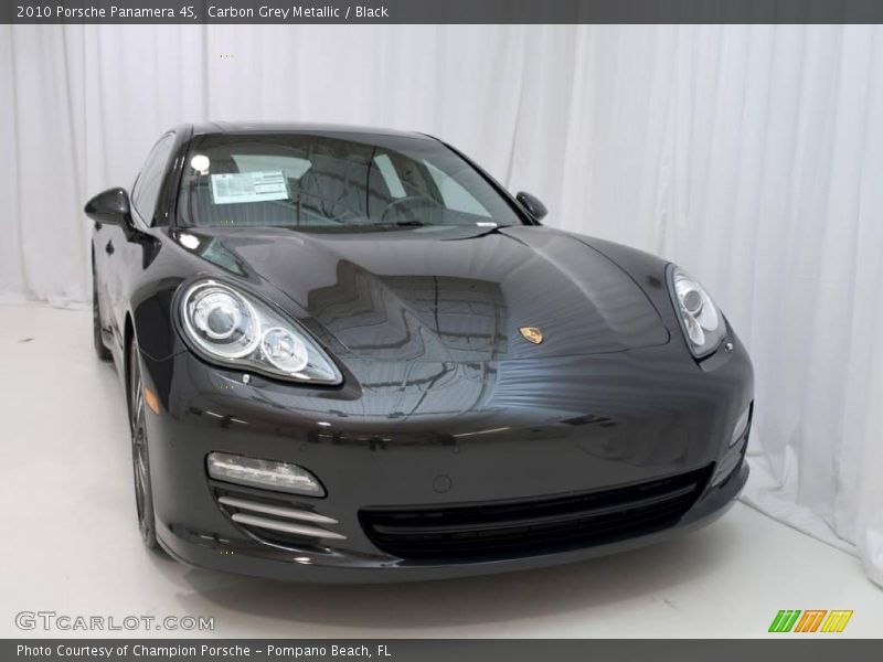 Carbon Grey Metallic / Black 2010 Porsche Panamera 4S