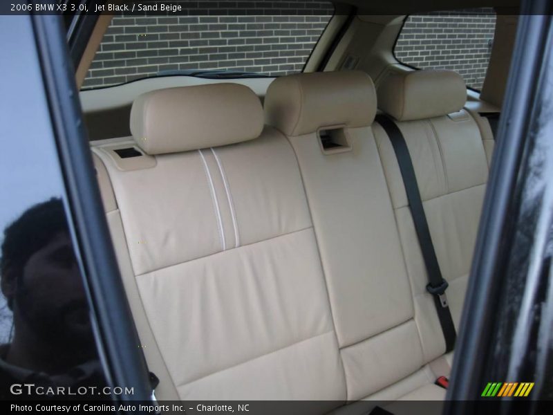 Jet Black / Sand Beige 2006 BMW X3 3.0i