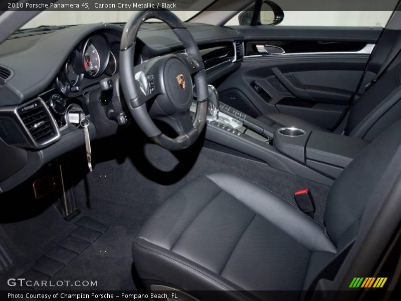 Carbon Grey Metallic / Black 2010 Porsche Panamera 4S