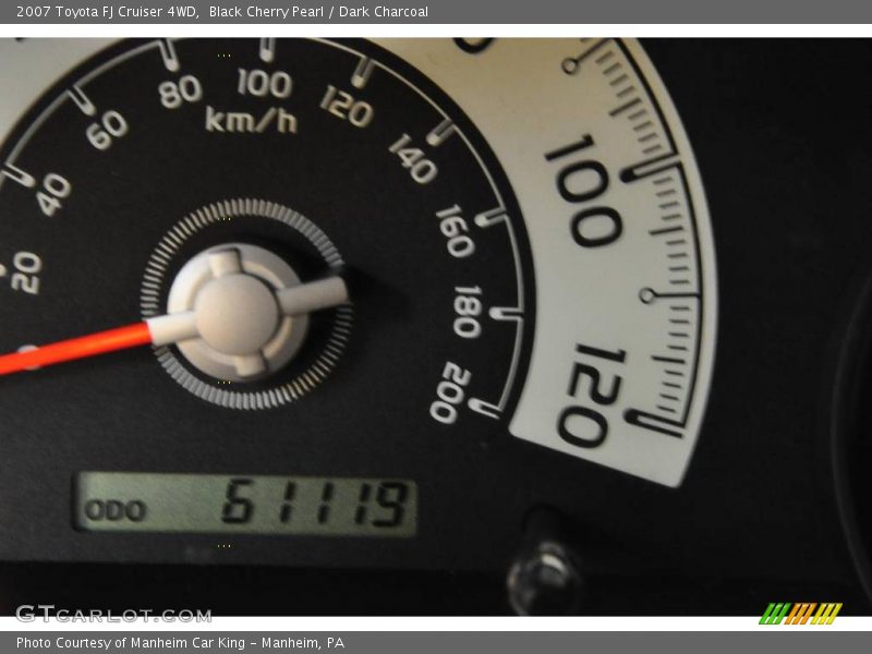 Black Cherry Pearl / Dark Charcoal 2007 Toyota FJ Cruiser 4WD