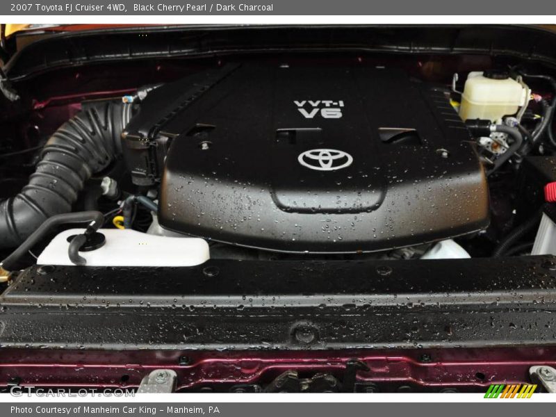 Black Cherry Pearl / Dark Charcoal 2007 Toyota FJ Cruiser 4WD