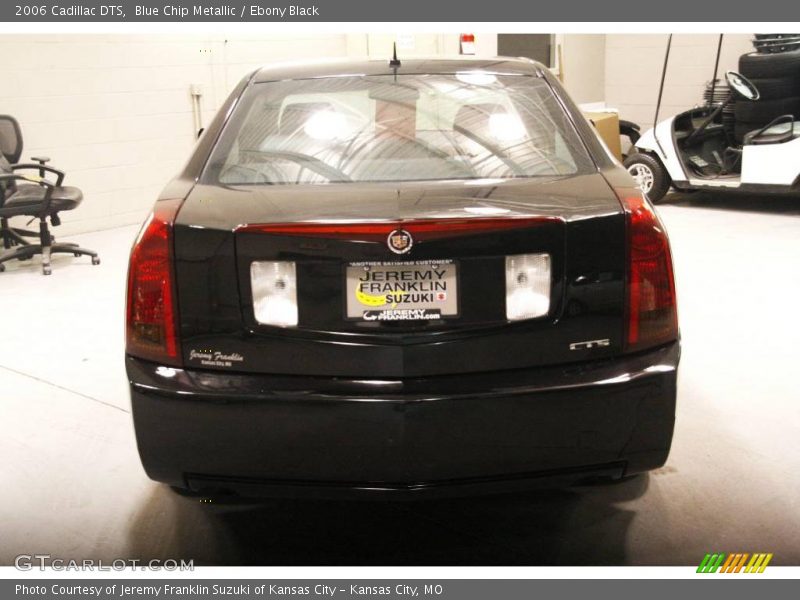 Blue Chip Metallic / Ebony Black 2006 Cadillac DTS