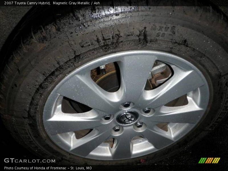 Magnetic Gray Metallic / Ash 2007 Toyota Camry Hybrid