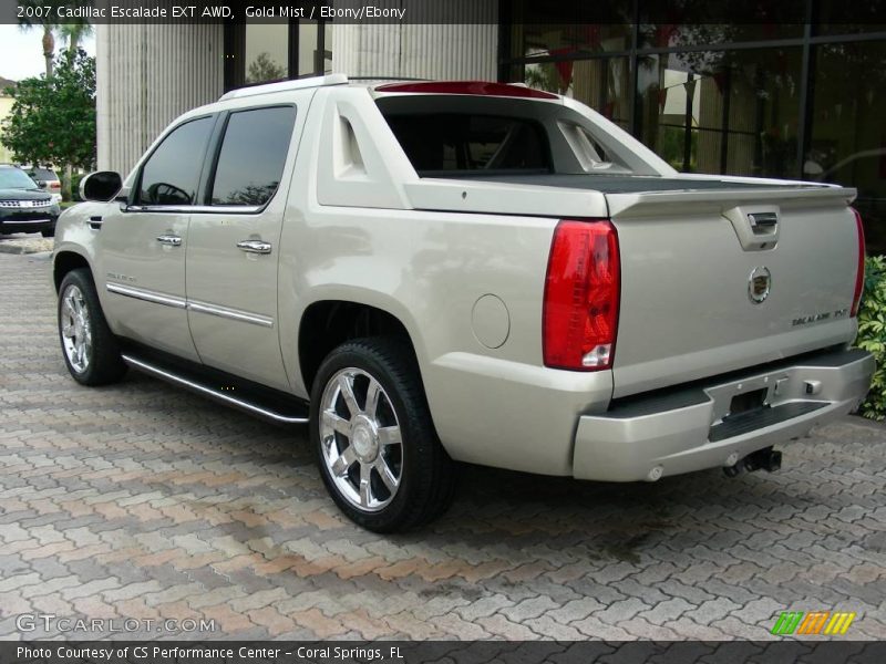 Gold Mist / Ebony/Ebony 2007 Cadillac Escalade EXT AWD
