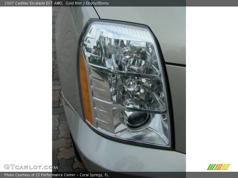 Gold Mist / Ebony/Ebony 2007 Cadillac Escalade EXT AWD