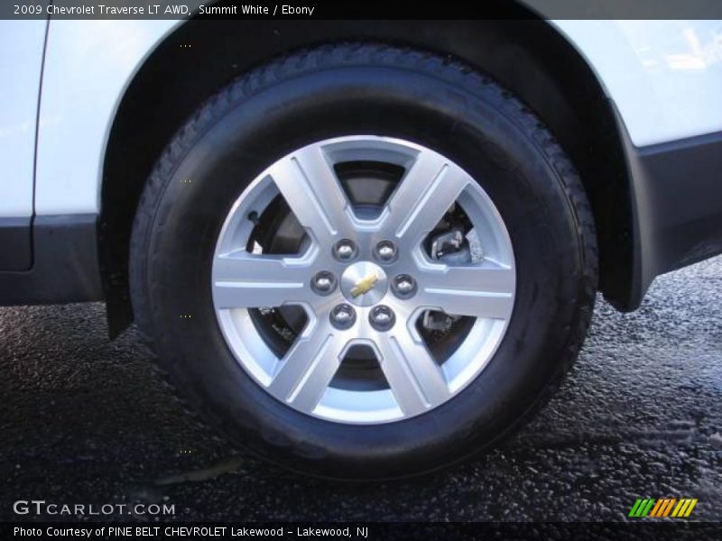 Summit White / Ebony 2009 Chevrolet Traverse LT AWD