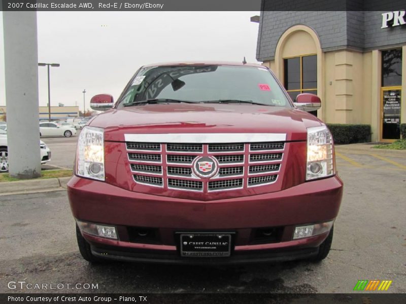 Red-E / Ebony/Ebony 2007 Cadillac Escalade AWD
