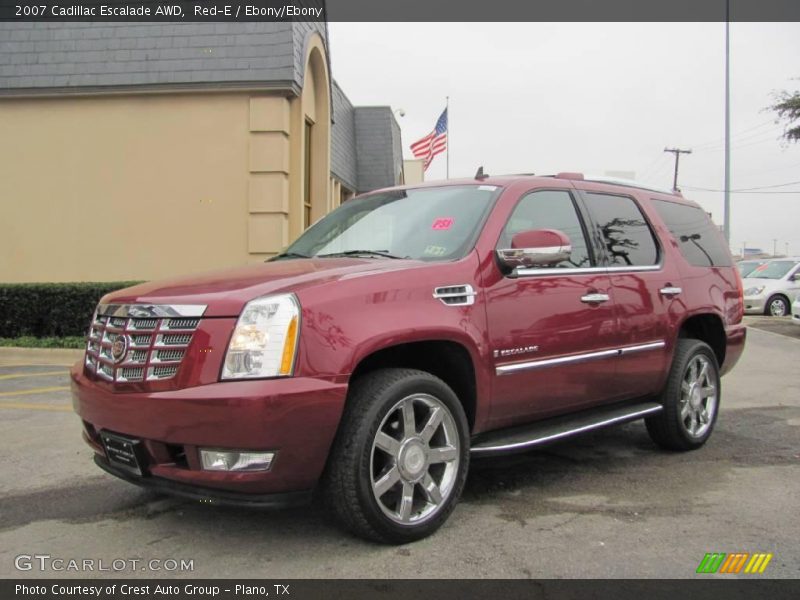 Red-E / Ebony/Ebony 2007 Cadillac Escalade AWD
