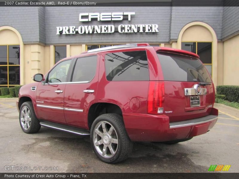 Red-E / Ebony/Ebony 2007 Cadillac Escalade AWD