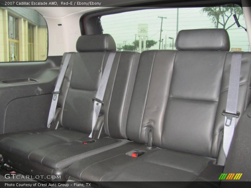Red-E / Ebony/Ebony 2007 Cadillac Escalade AWD