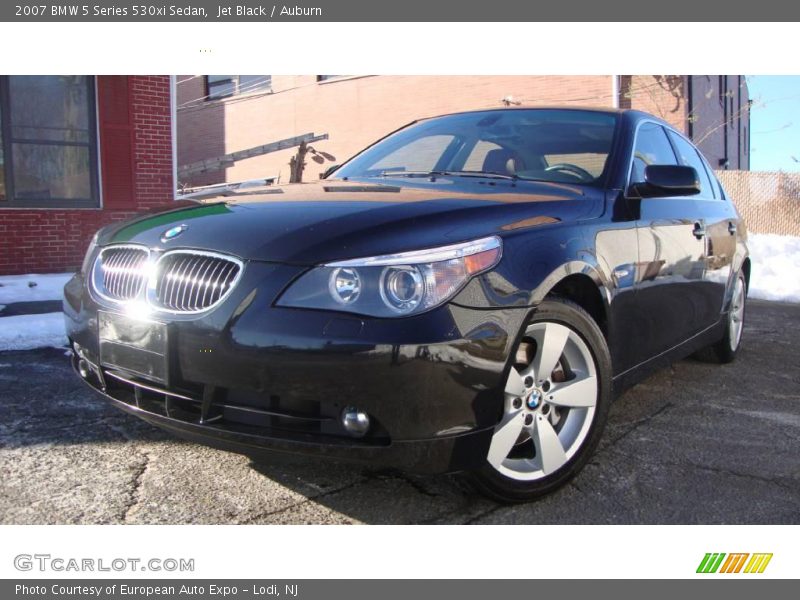 Jet Black / Auburn 2007 BMW 5 Series 530xi Sedan