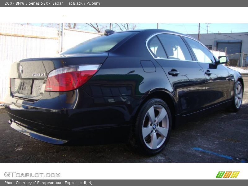 Jet Black / Auburn 2007 BMW 5 Series 530xi Sedan