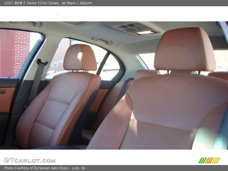 Jet Black / Auburn 2007 BMW 5 Series 530xi Sedan