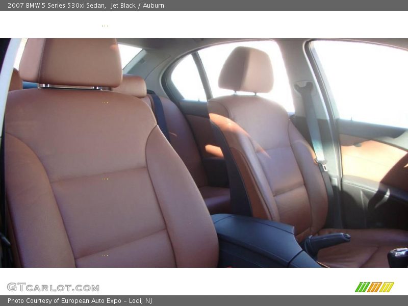 Jet Black / Auburn 2007 BMW 5 Series 530xi Sedan