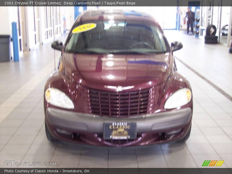 Deep Cranberry Pearl / Taupe/Pearl Beige 2001 Chrysler PT Cruiser Limited