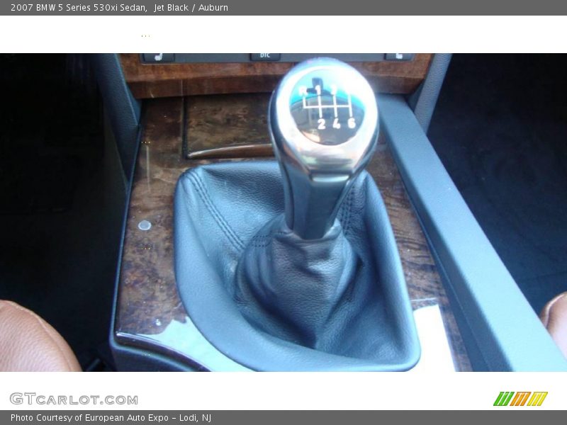 Jet Black / Auburn 2007 BMW 5 Series 530xi Sedan