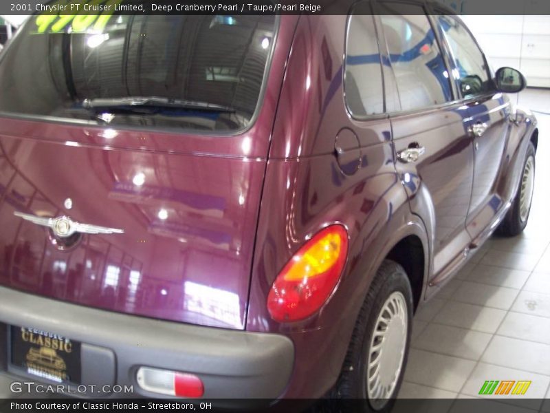 Deep Cranberry Pearl / Taupe/Pearl Beige 2001 Chrysler PT Cruiser Limited