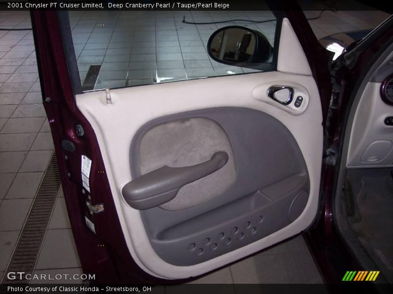 Deep Cranberry Pearl / Taupe/Pearl Beige 2001 Chrysler PT Cruiser Limited
