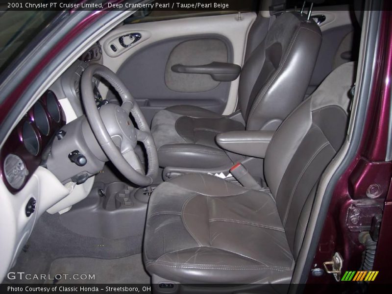 Deep Cranberry Pearl / Taupe/Pearl Beige 2001 Chrysler PT Cruiser Limited