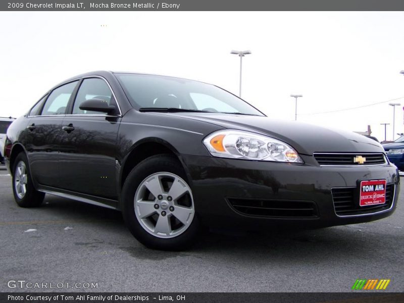 Mocha Bronze Metallic / Ebony 2009 Chevrolet Impala LT