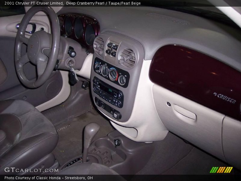 Deep Cranberry Pearl / Taupe/Pearl Beige 2001 Chrysler PT Cruiser Limited
