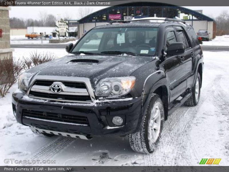 Black / Dark Charcoal 2007 Toyota 4Runner Sport Edition 4x4