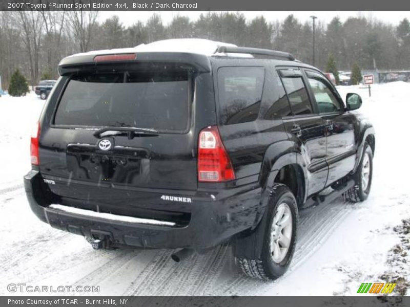 Black / Dark Charcoal 2007 Toyota 4Runner Sport Edition 4x4