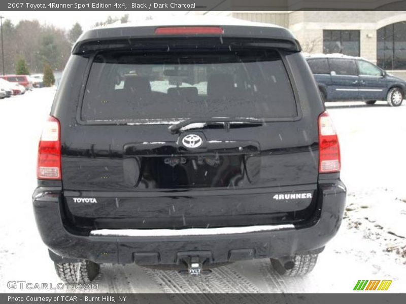 Black / Dark Charcoal 2007 Toyota 4Runner Sport Edition 4x4