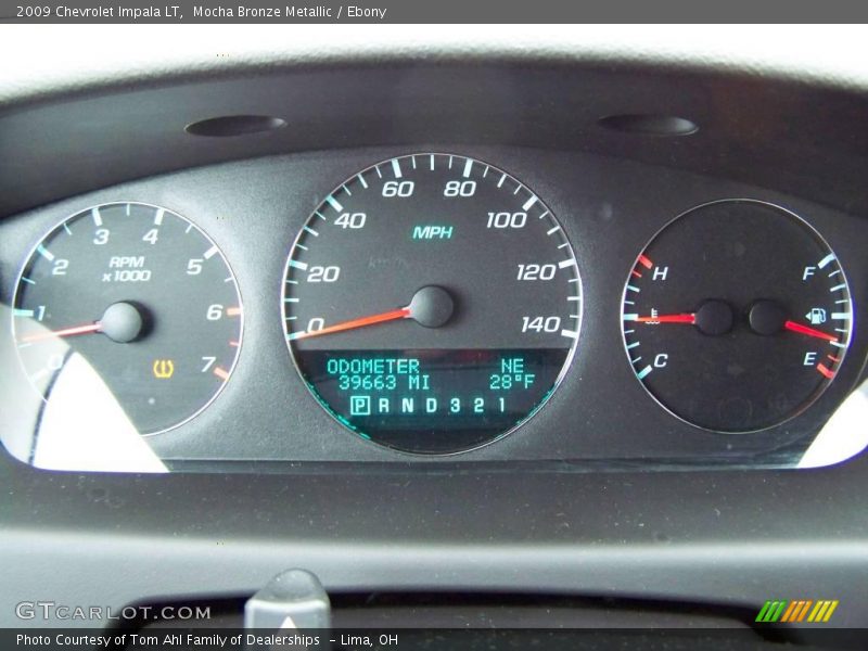 Mocha Bronze Metallic / Ebony 2009 Chevrolet Impala LT