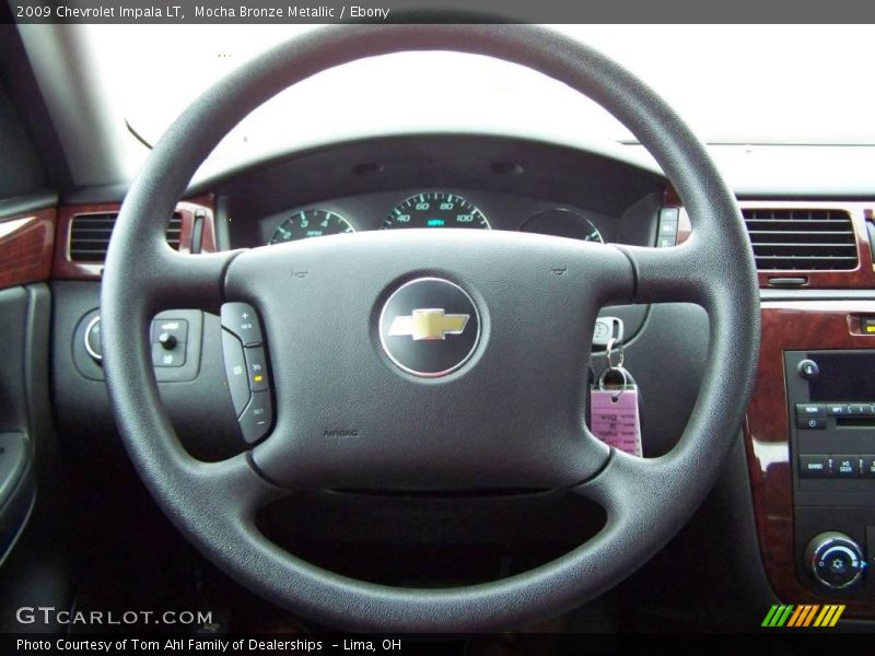 Mocha Bronze Metallic / Ebony 2009 Chevrolet Impala LT