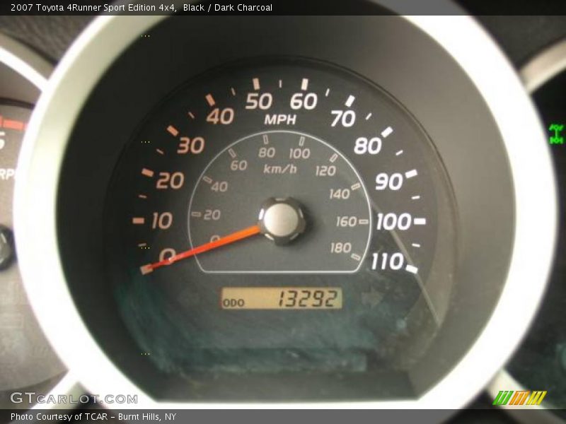 Black / Dark Charcoal 2007 Toyota 4Runner Sport Edition 4x4