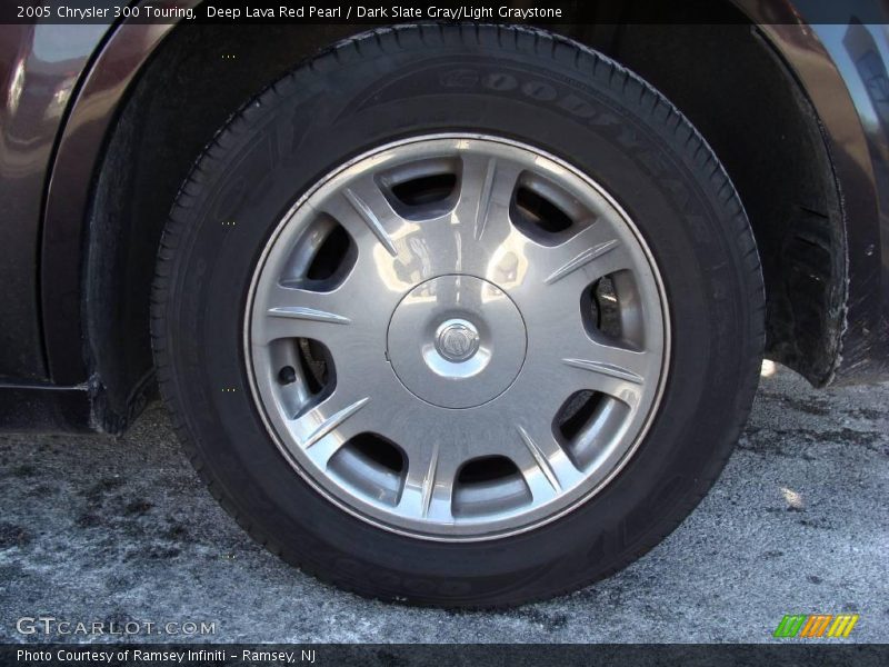 Deep Lava Red Pearl / Dark Slate Gray/Light Graystone 2005 Chrysler 300 Touring