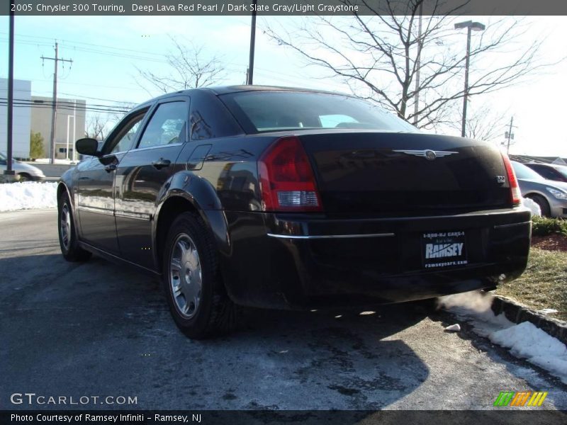 Deep Lava Red Pearl / Dark Slate Gray/Light Graystone 2005 Chrysler 300 Touring