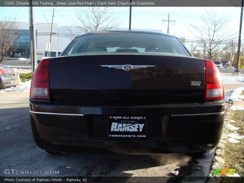 Deep Lava Red Pearl / Dark Slate Gray/Light Graystone 2005 Chrysler 300 Touring