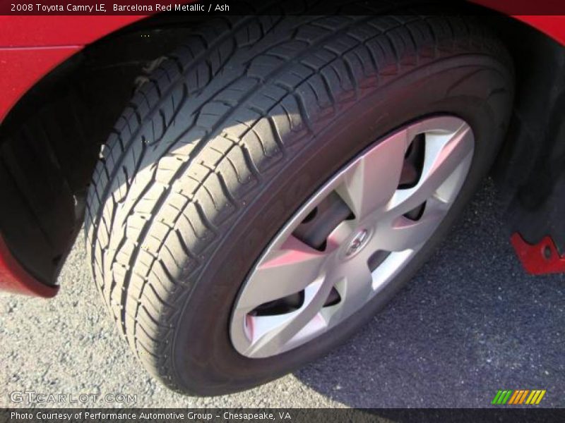 Barcelona Red Metallic / Ash 2008 Toyota Camry LE