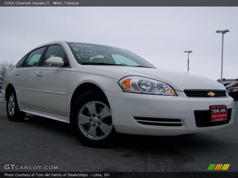 White / Neutral 2009 Chevrolet Impala LT