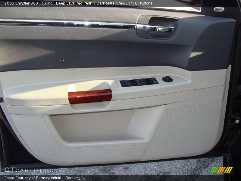 Deep Lava Red Pearl / Dark Slate Gray/Light Graystone 2005 Chrysler 300 Touring