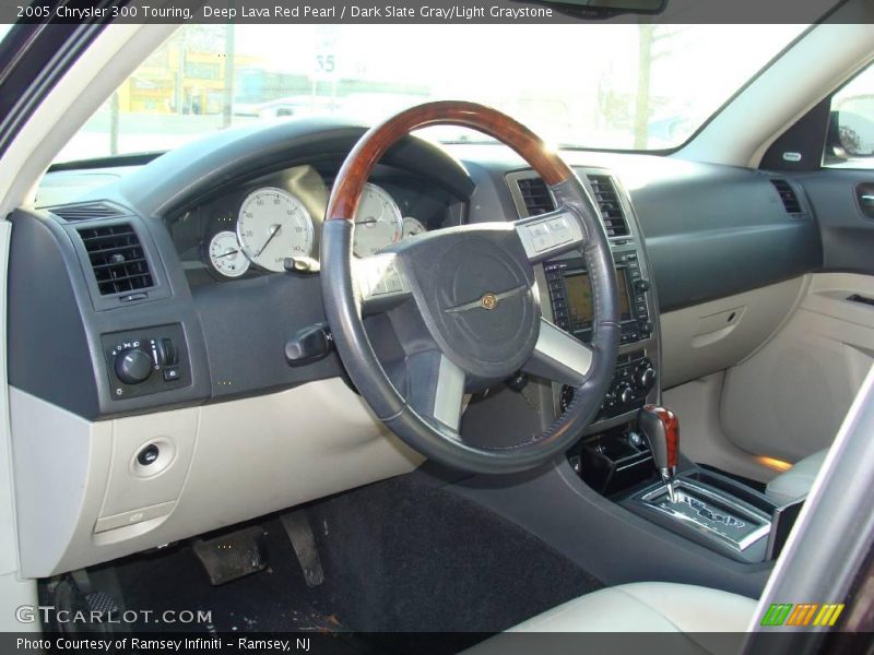 Deep Lava Red Pearl / Dark Slate Gray/Light Graystone 2005 Chrysler 300 Touring
