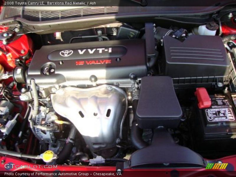 Barcelona Red Metallic / Ash 2008 Toyota Camry LE