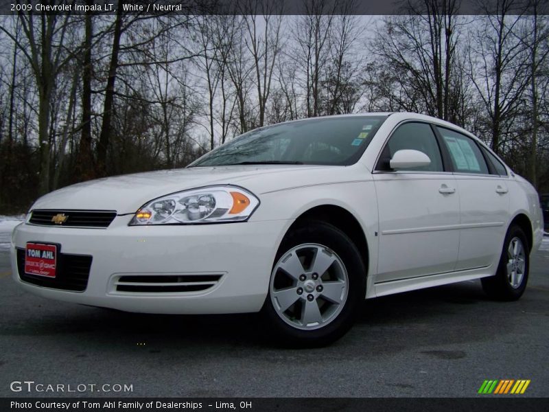 White / Neutral 2009 Chevrolet Impala LT