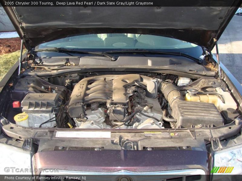 Deep Lava Red Pearl / Dark Slate Gray/Light Graystone 2005 Chrysler 300 Touring