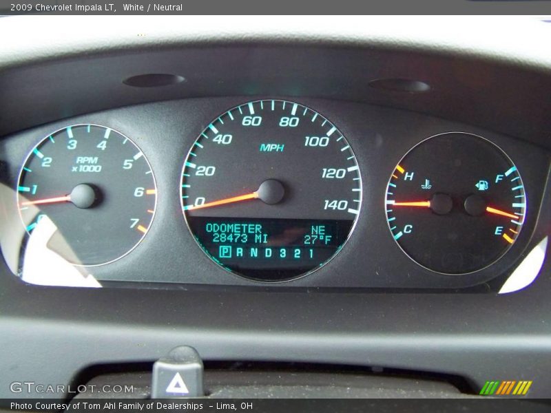 White / Neutral 2009 Chevrolet Impala LT